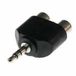 Audio Adaptor 3.5mm-2RCA M/2F