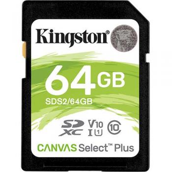 Kingston Canvas Select Plus Class 10 UHS-I SDXC Memory Card - 64 GB