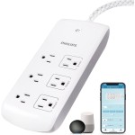 Philips 6-Outlet 4ft Wi-Fi Power Strip with Surge Protection