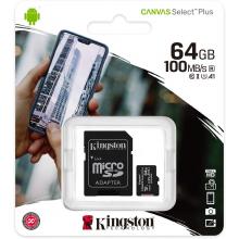 Kingston Canvas Select microSD Card - 64 GB