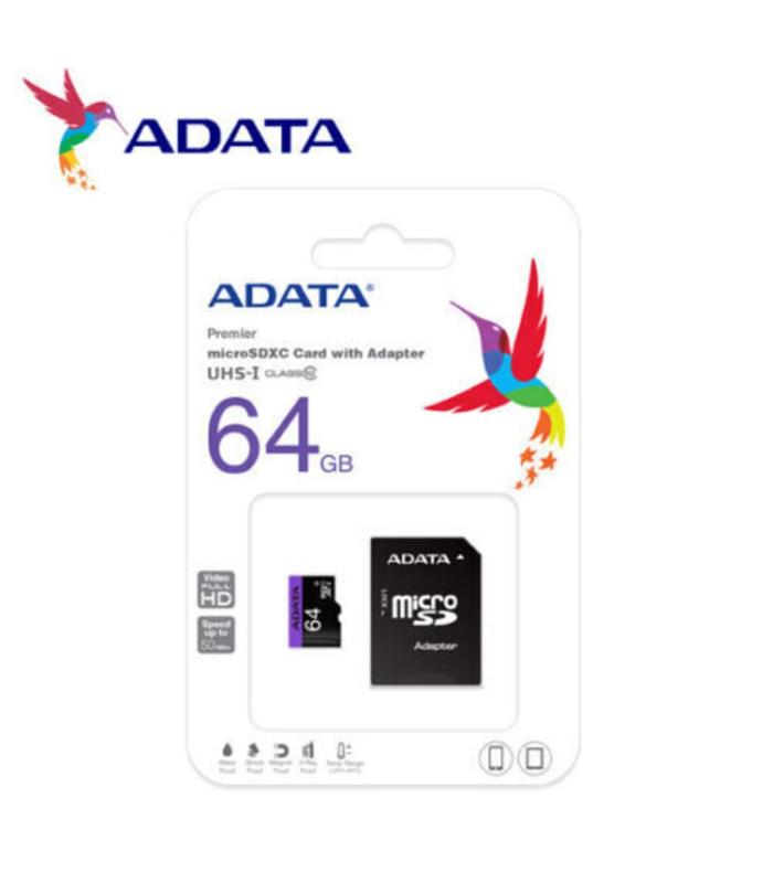 Adata Micro SD 64Gb with adapter UHS-I
