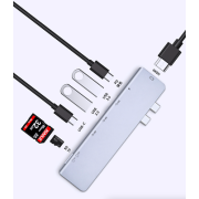 Multiport USB-C Hub Type C to USB 3.0 4K HDMI Adapter for Macbook Pro / Air 