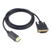 DisplayPort Male to DVI-D 24+1Pin Male Adapter Cable 