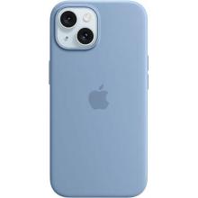 iPhone 15 Pro Silicone Case with MagSafe - Light Blue