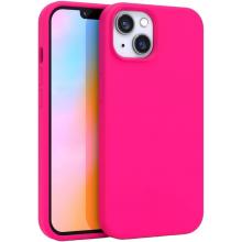 iPhone 15 Silicone Case with MagSafe - Bright Neon Pink