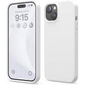 iPhone 15 Pro Silicone Case with MagSafe - White