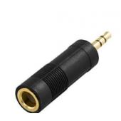 3.5mm M to 6.35mm 1/4" F Jack Stereo Audio Adapter
