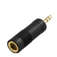 3.5mm M to 6.35mm 1/4" F Jack Stereo Audio Adapter