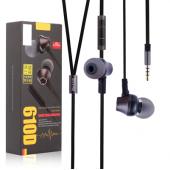 Remax RM-610D Stereo Music In-Ear Wired Earphones With Key Control & Mic Black