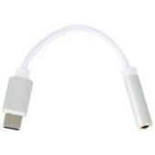 USB Type C to 3.5mm Headphone Jack Adapter Portable Audio Converter Cable Cord