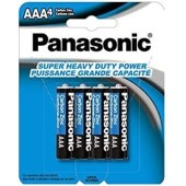 Panasonic Super Heavy Duty 'AAA Batteries - Battery Set of 4 