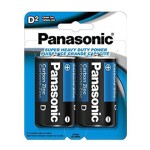 Panasonic Super Heavy Duty - D Batteries 2pk - Battery