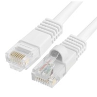 Network Ethernet Cables Cat6 from 1 ft to 100 ft White Cables