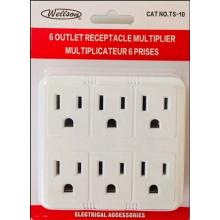 6 Outlet Receptacle Multiplier