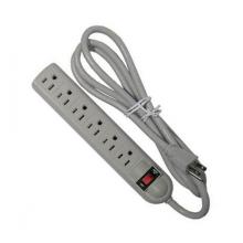 Power Strip-6 Outlet- 2Ft Cord