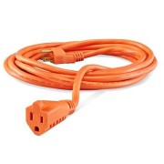 3M 10 ft Heavy Duty Extension Cord - Orange Cable