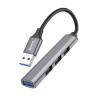 HOCO. Hub 4 USB Ports (USB to USB3.0+USB2.0*3) for Data Transfer
