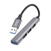 HOCO. Hub 4 USB Ports (USB to USB3.0+USB2.0*3) for Data Transfer