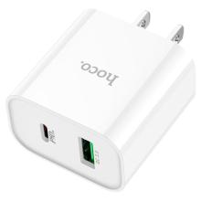 Hoco C80 Plus Dual Fast Charge Type-C + USB-A