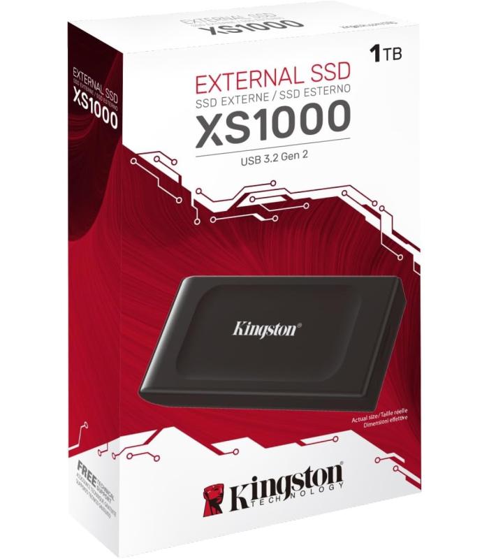 Kingston XS1000 1TB SSD | Pocket-Sized | USB 3.2 Gen 2 | External Solid State Drive | Up to 1050MB/s | SXS1000/1000G