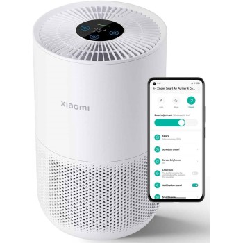XIAOMI Air Purifier For Home Allergen Removal Smart Wi-Fi Alexa and OK Google Air Purifier For Large Room - White (New)