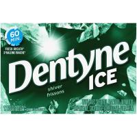 Dentyne Sugar-Free Gum Ice Shiver Chewing Gum, 12 Pack