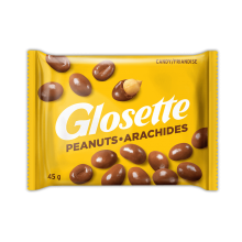GLOSETTE Chocolatey Coated Peanuts Candy, 45g bag