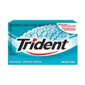 Trident Sugar-Free Gum Slab Freshmint Gum, 12 Count