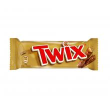 Twix Caramel Cookie Chocolate Candy Bar, Full Size Bar 50 g