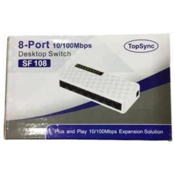 Top Sync SF108 8-Port 10/100 Ethernet Switch