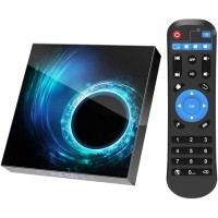 Android Box 10.0, Android TV Box 10.0 4GB RAM 32GB ROM Quad-core Cortex-A53 with WiFi 2.4G/5G Bluetooth 5.0 Support Ethernet 10M/100M