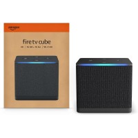 Amazon Fire TV Cube (newest model), Hands-free streaming device with Alexa, Wi-Fi 6E, 4K Ultra HD