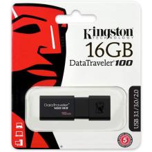 Kingston DataTraveler 100 G3 - USB flash drive - 16 GB