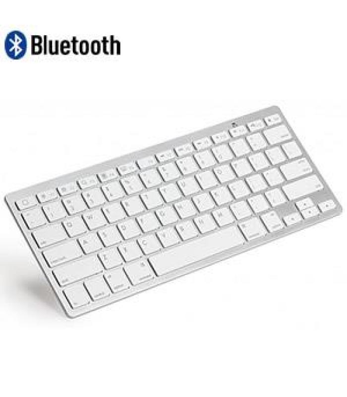 Bluetooth Slim Wireless Keyboard, White