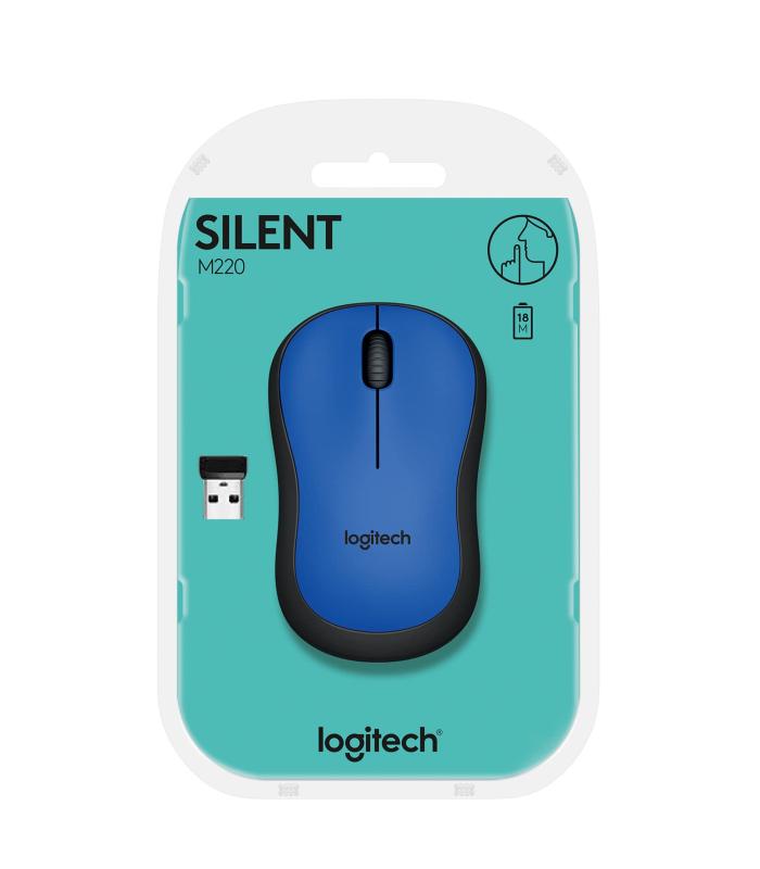 Logitech M220 Silent 1000 DPI Wireless Optical Mouse - Graphite
