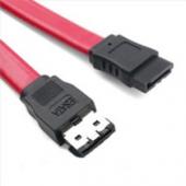 SATA External Shielded Cable - eSATA to SATA -1.6FT (Red)