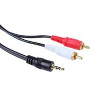 3.5mm  Stereo Audio - 2RCA Cable M/M 15FT